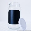 DIY 500ml chalkboard jars (with lids)